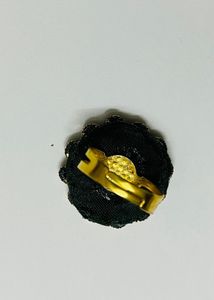 4 Pair Of Handmade Fabric Studs And 2 Fabri Rings
