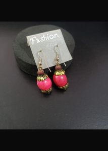 Boho Beaded Drop Earrings