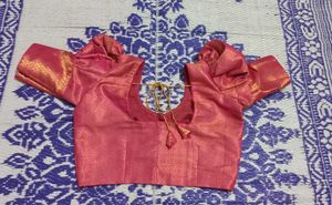 Saree with stitched blouse