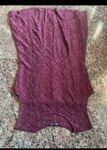 Burgundy Lace Dress