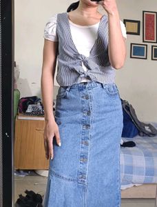 Perfect Denim Skirt
