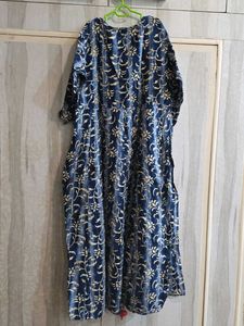 Elegant Blue Printed Kurta