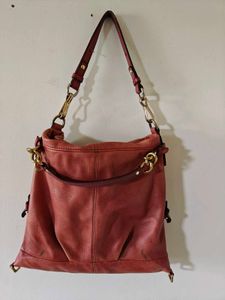 Coach Leather Shoulder Bag