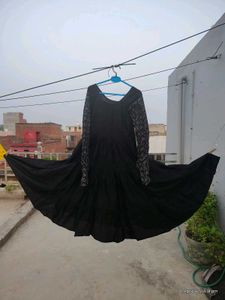 Black Anarkali Kurta