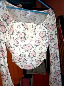 Floral Corset Top &amp; Jhanvi - skirt