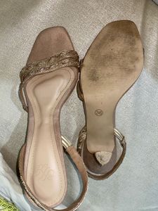 Heeled Nude Sandal