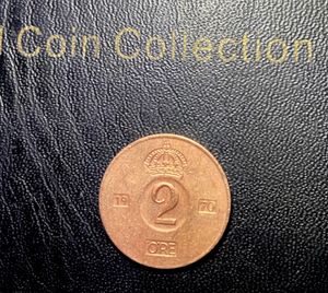 Ancient Bronze Coin Swedish
