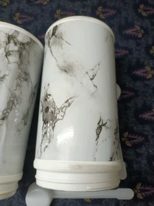 3 Kitchen Containers With Spoon