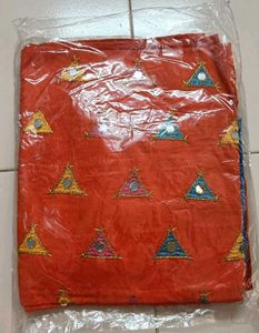 Orange Dress Material
