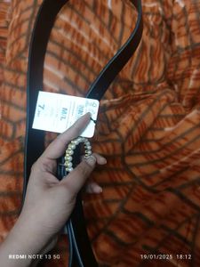 Pearl Belt With Tag