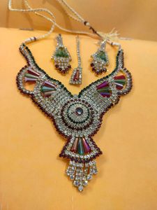 Elegant Crystal Jewelry Set 👑🥰