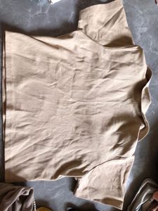 Crop Beige Tshirt