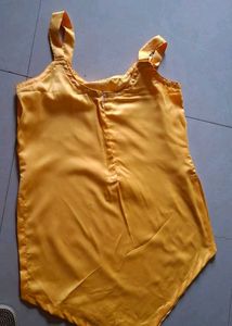 Gold Satin Kurti