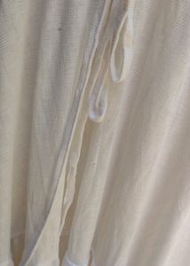 14K. CREME LONG GOWN