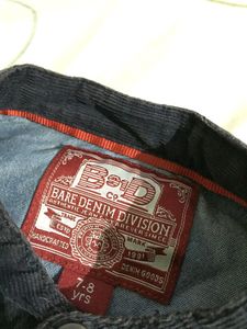Corduroy Two Pocket Shirt For Boys 8-10 Yrs