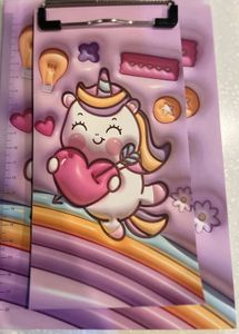Unicorn Writing Pad And Notepad