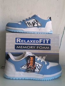 AMRI Blue & White Sneakers Size 6,7,8,9.