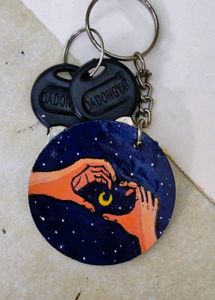 Custom painted keychain