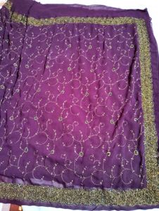 saree with blouse 💗like new !