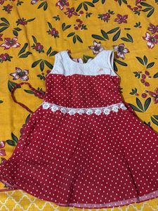Cute Red Polka Dot Dress