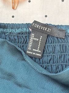 Teal Green crop top