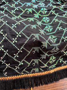 Black Embroidered Blouse For Saree Or Lahanga