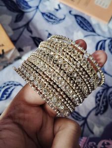 Sparkling Crystal Bangles (Set)