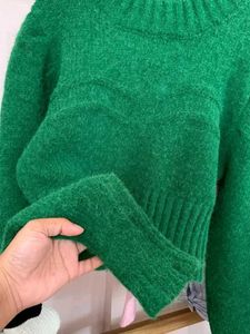 Green Knit Sweater