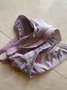 Floral Print Briefs And Bra
