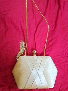 Golden Partywear Clutch