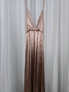 Satin Purple Gown