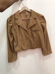Corduroy Cropped Jacket