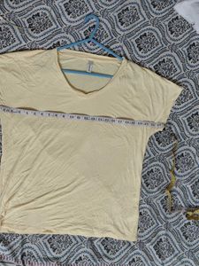 Yellow V-Neck Tee Brand New