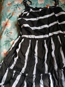 Striped Tiered Dress
