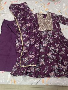 Floral Kurta Set with Dupatta