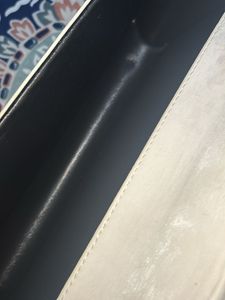 Ivory Shoulder Bag with Scarf Detail