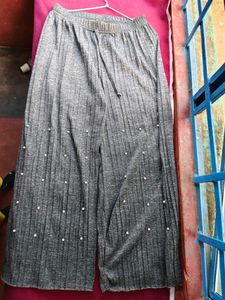 Imitation Gold Bangles And Plazo Set