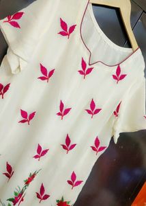 Multi Floral Print Suit Salwar &amp; Dupatta 44 Bust