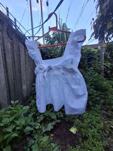 White Ruffle Top