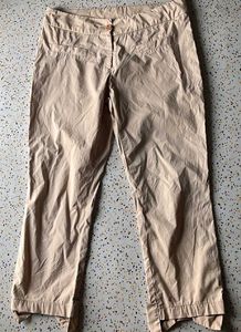 Beige Casual Pants