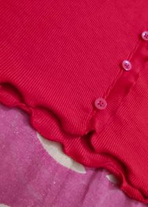 Red Fitted Top
