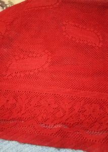 Very Soft Net Duppatta - Red Color
