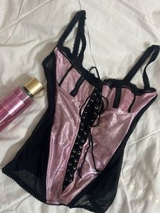 Pinkinsh-purple Corset