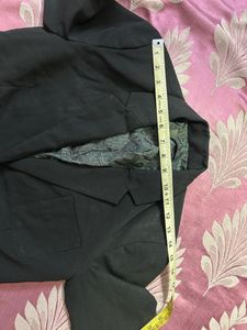 Girls Short Black Coat