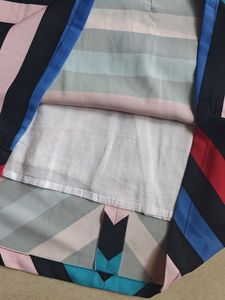 Allen Solly Colorful Chevron Dress