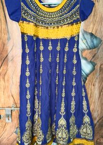 Embroidery Anarkali Set With Dupatta