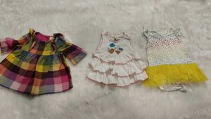 3 Dress For Baby Girl 0-3 Months