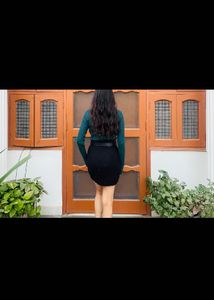 Chic Green turtle neck top