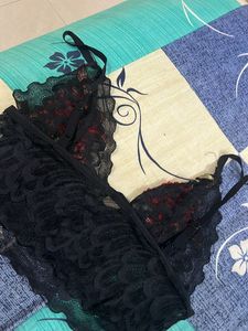 Floral Embroidered Lace Bralette