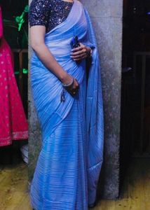 Elegant Blue Saree